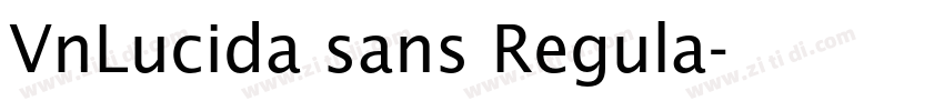 VnLucida sans Regula字体转换